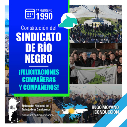 Constitución del Sindicato de Río Negro