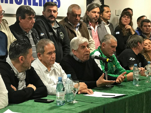 Paro General de Actividades: Conferencia de Prensa en la Federación Nacional de Camioneros