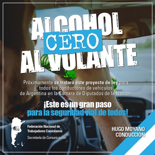 Alcohol cero al volante