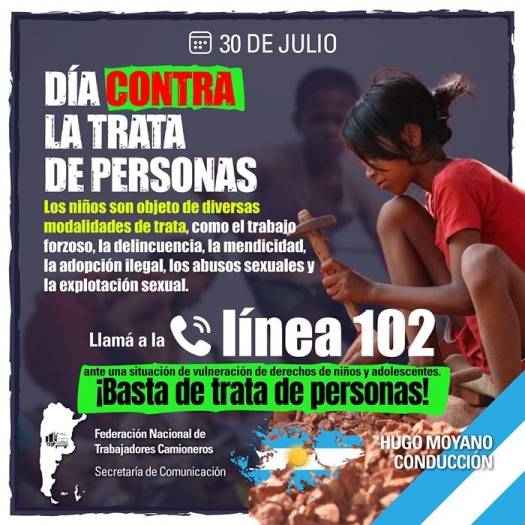 30 de julio - Día Contra La Trata De Personas