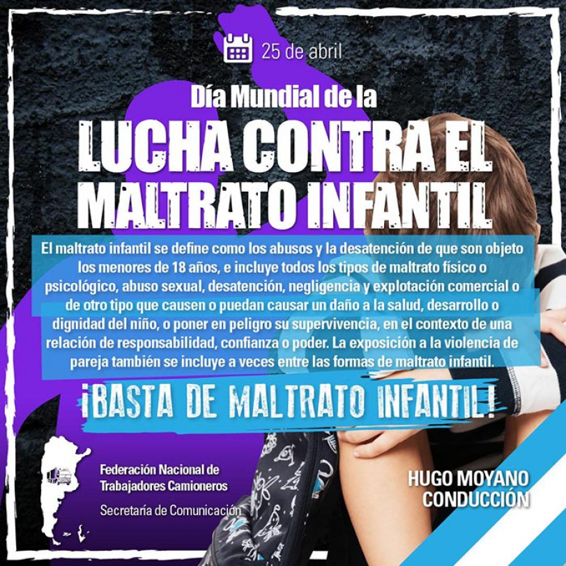 25 de abril - Lucha contra el Maltrato Infantil