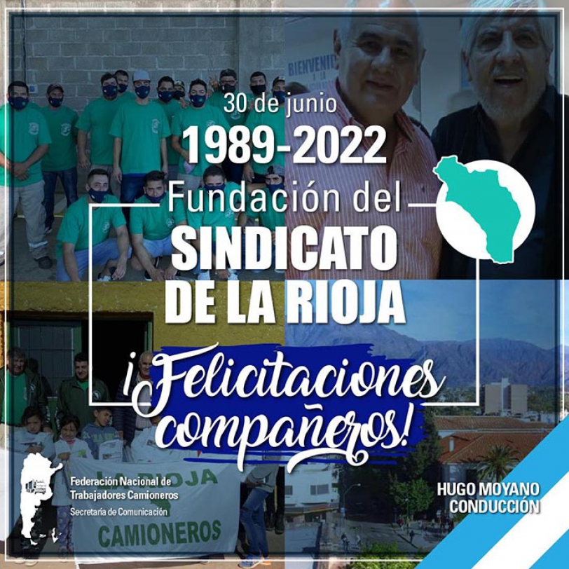 1989- 2022 Fundación del Sindicato de La Rioja
