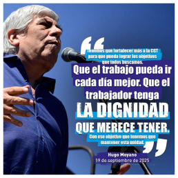 Hugo Moyano 19 de septiembre de 2025