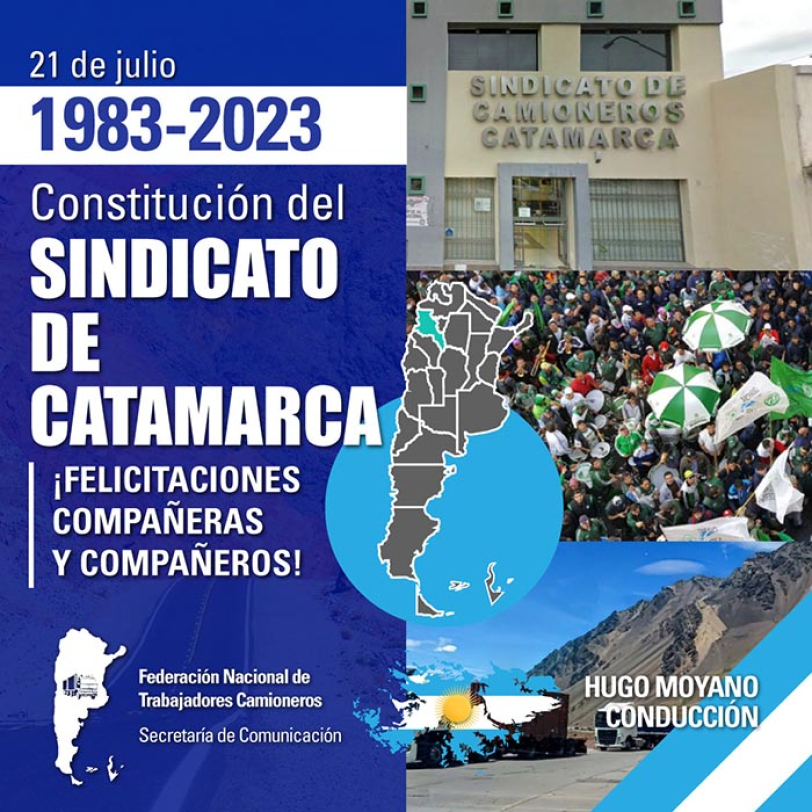 1983- 2022 Fundación del Sindicato de Catamarca