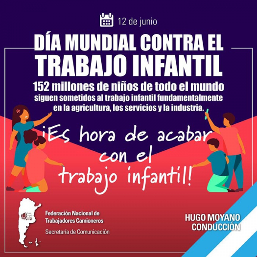 12 de junio - Día contra el Trabajo Infantil