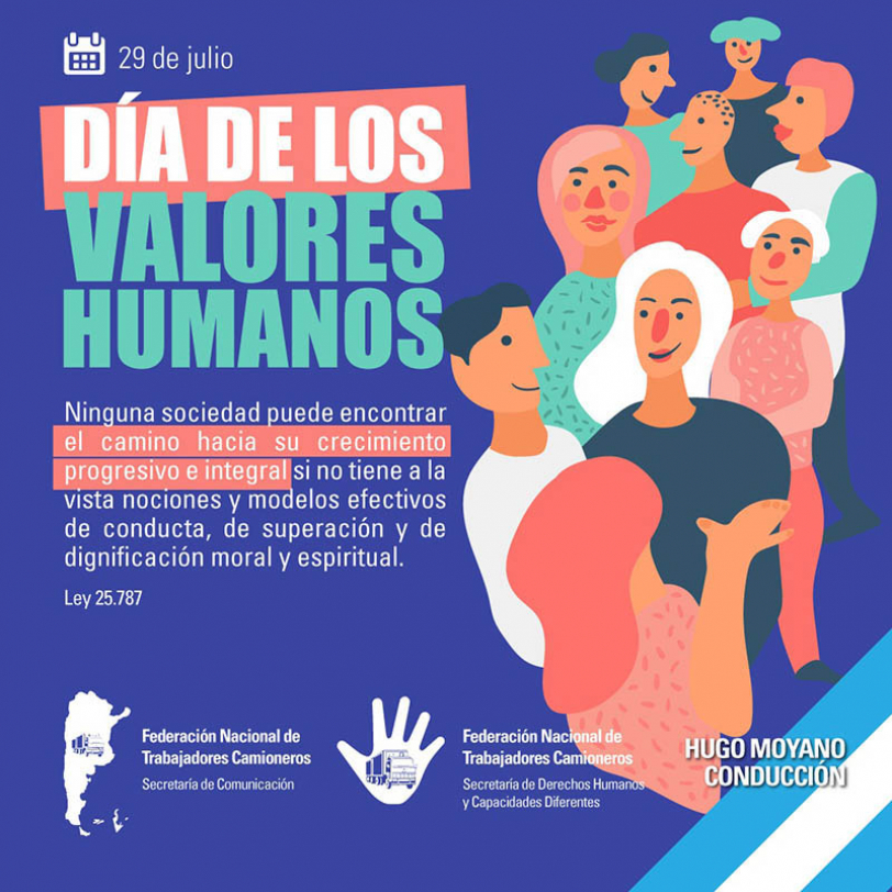 29 de julio - Día de los Valores Humanos