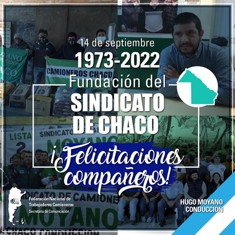 1974- 2021 Fundación del Sindicato de Chaco