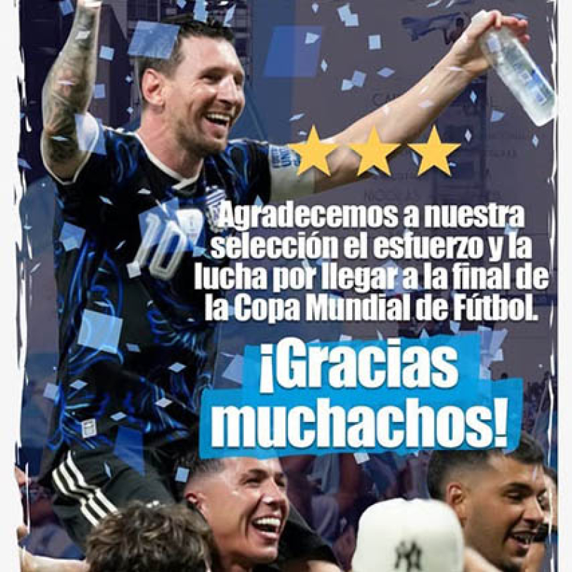 &iexcl;Gracias muchachos!
